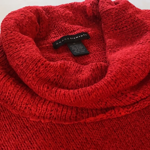 Grace Elements red short sleeved pullover - Picture 4 of 4